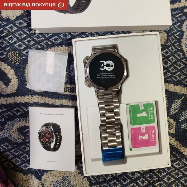 Смарт годинник Smart Surf X Pro Silver Grey, 2 ремінці 504 фото