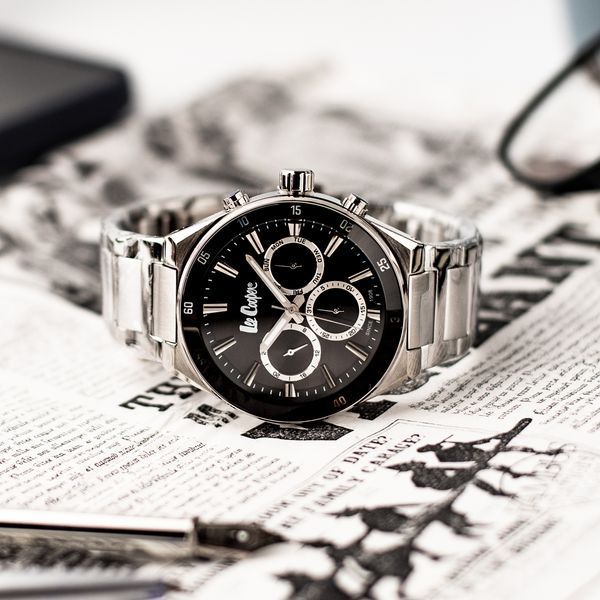 Чоловічий годинник Lee Cooper Hit Silver 554 фото