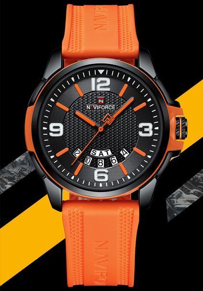 Чоловічий годинник Naviforce Young Orange 605 фото