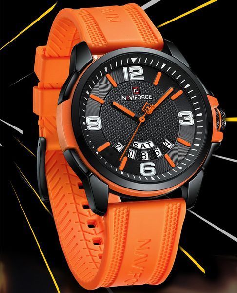 Чоловічий годинник Naviforce Young Orange 605 фото