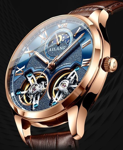 Чоловічий годинник Ailang FlyWheel 155 фото