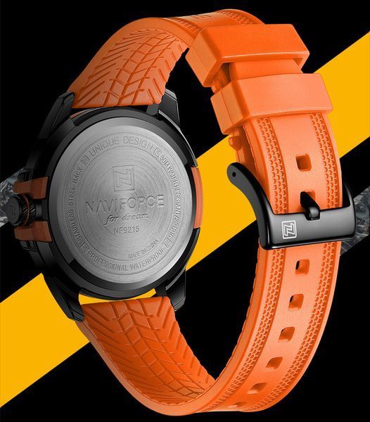 Чоловічий годинник Naviforce Young Orange 605 фото