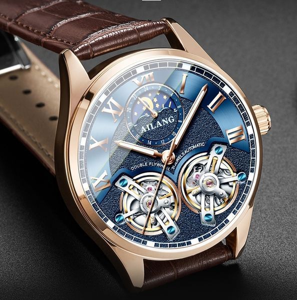 Чоловічий годинник Ailang FlyWheel 155 фото