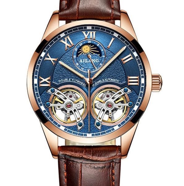 Чоловічий годинник Ailang FlyWheel 155 фото