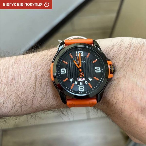 Чоловічий годинник Naviforce Young Orange 605 фото
