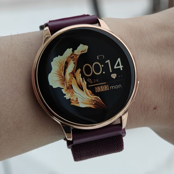 Смарт годинник Smart Melisia Gold Rubber, 2 ремінці 355 фото