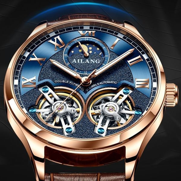 Чоловічий годинник Ailang FlyWheel 155 фото