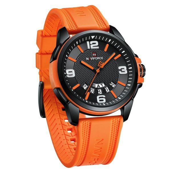 Чоловічий годинник Naviforce Young Orange 605 фото