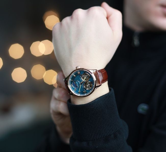 Чоловічий годинник Ailang FlyWheel 155 фото