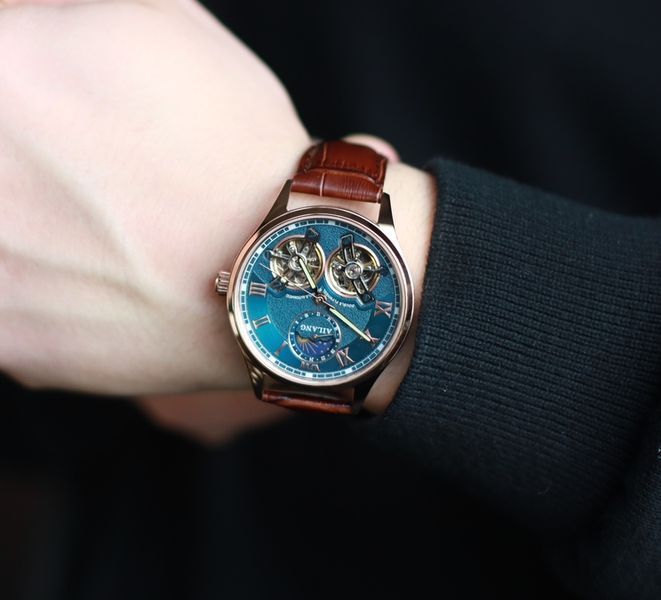 Чоловічий годинник Ailang FlyWheel 155 фото