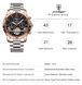 Чоловічий годинник Poedagar Mechanical 405 фото 8
