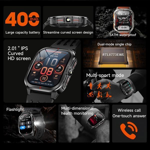 Смарт годинник Smart Fantastic Steel, 2 ремінці 656 фото