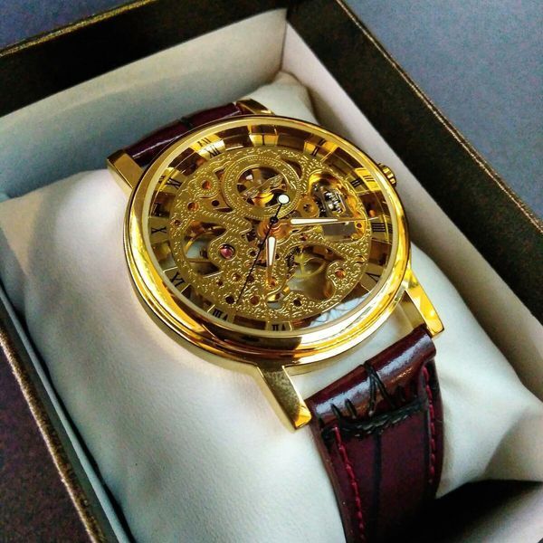 Чоловічий годинник Winner Gold 6 фото