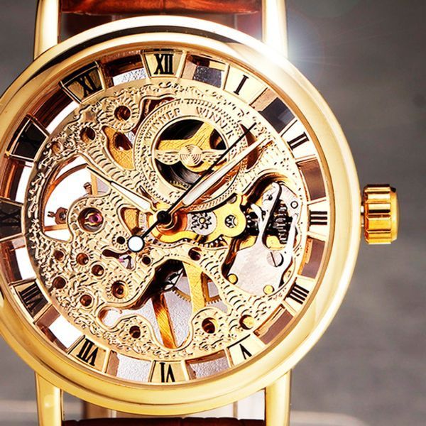 Чоловічий годинник Winner Gold 6 фото