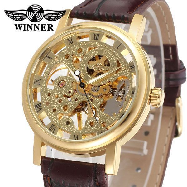 Чоловічий годинник Winner Gold 6 фото