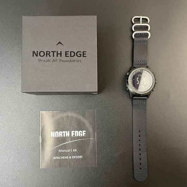 Чоловічий годинник North Edge Desert 5BAR з компасом УЦІНКА 506 фото