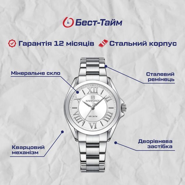 Жіночий годинник Naviforce Lima 256 фото