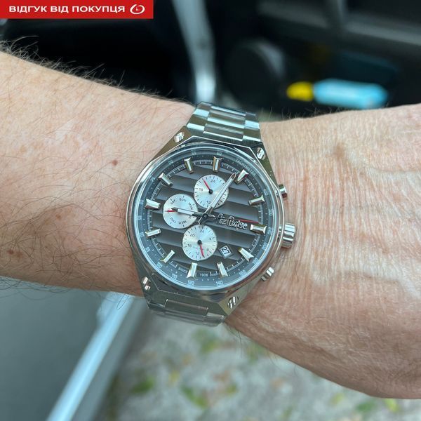 Чоловічий годинник Lee Cooper Ice Silver 456 фото