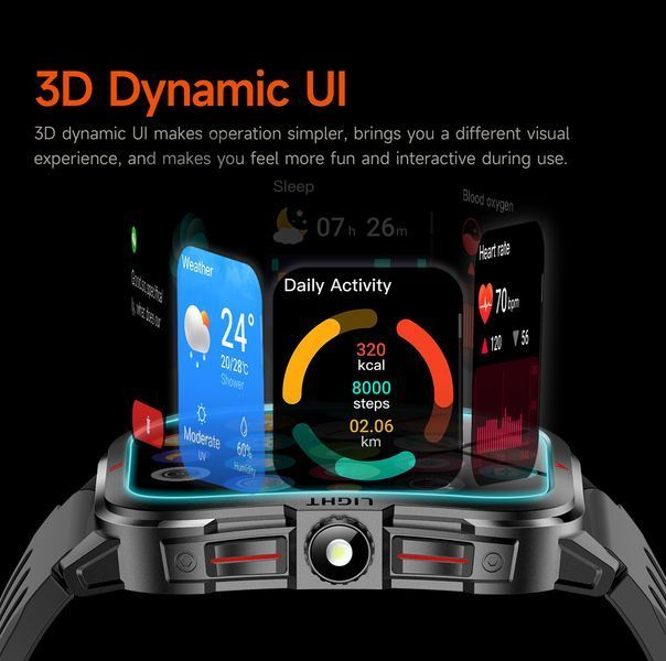 Смарт годинник Smart Fantastic Steel, 2 ремінці 656 фото