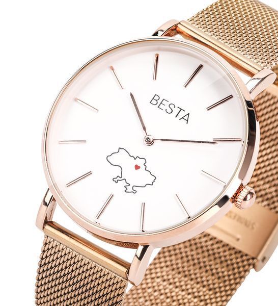 Годинник унісекс Besta Love UA Rosegold 339 фото