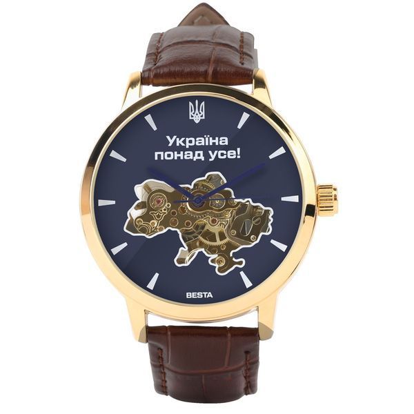 Чоловічий годинник Besta Skeleton UA 289 фото