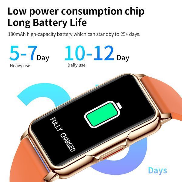 Смарт годинник Smart Mioband Nano+ Orange, 2 ремінці 689 фото