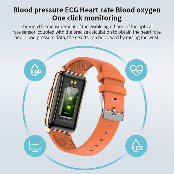 Смарт годинник Smart Mioband Nano+ Orange, 2 ремінці 689 фото