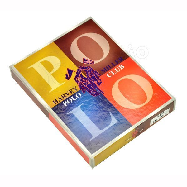 Чоловічий шкіряний гаманець Harvey Miller Polo Club 1223 260 Чорний - 4360 фото