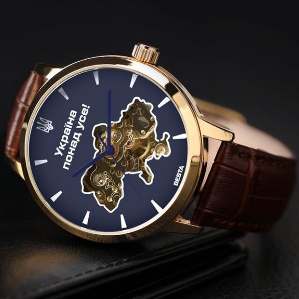 Чоловічий годинник Besta Skeleton UA 289 фото