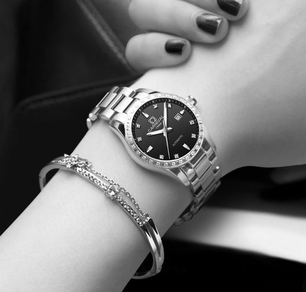 Жіночий годинник Carnival Luiza Black 189 фото
