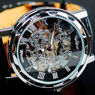 Чоловічий годинник Winner Black 7 фото