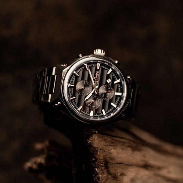 Чоловічий годинник Lee Cooper Ice Black 457 фото