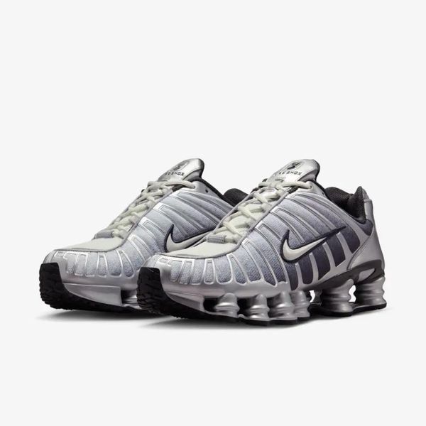 Кросівки чоловічі Nike Shox Tl Print Metallic Silver 2763 фото