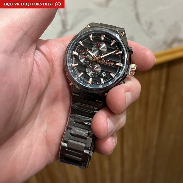 Чоловічий годинник Lee Cooper Ice Black 457 фото