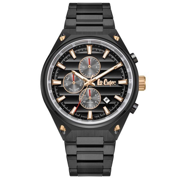 Чоловічий годинник Lee Cooper Ice Black 457 фото