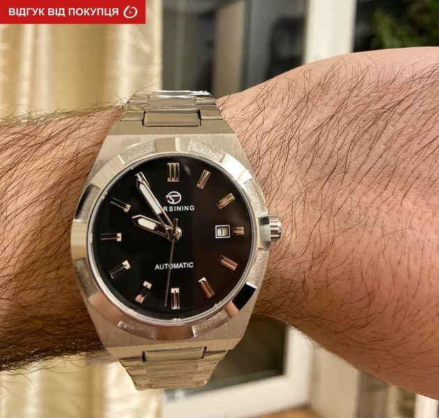 Чоловічий годинник Forsining Temp 357 фото