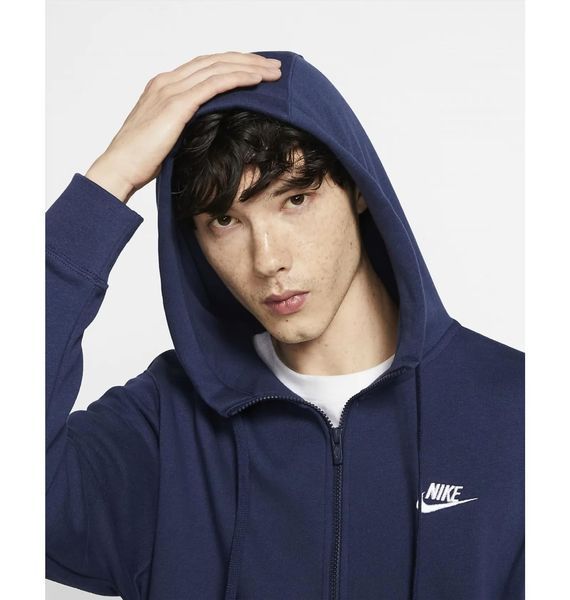 Бомбер чоловічий Nike M Nsw Club Hoodie Fz Bb 3081 фото