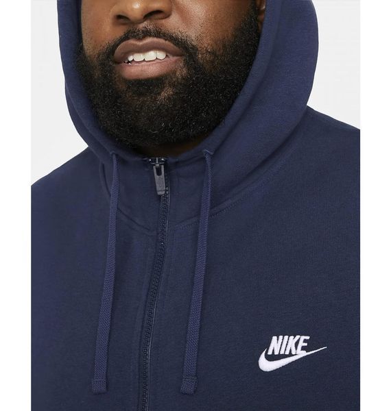 Бомбер чоловічий Nike M Nsw Club Hoodie Fz Bb 3081 фото