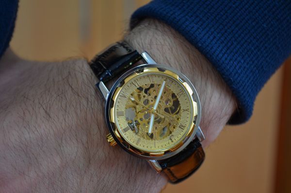 Чоловічий годинник Winner Simple з автозаводом 8 фото