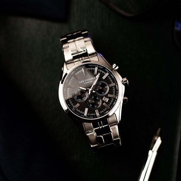 Чоловічий годинник Lee Cooper Fenix Black 558 фото