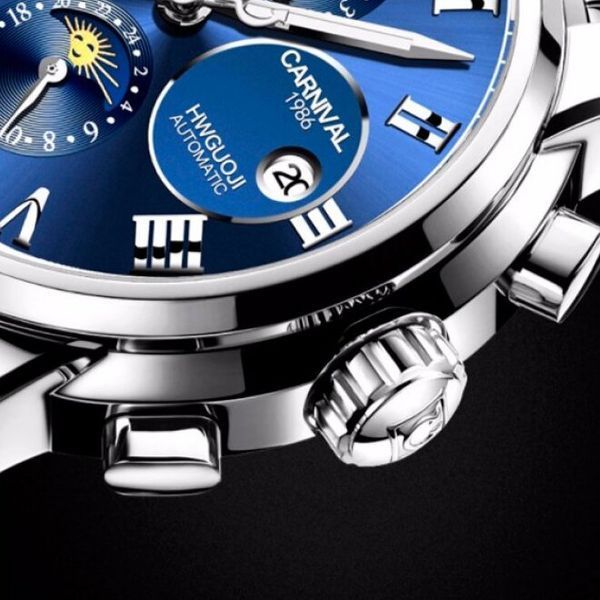 Чоловічий годинник Carnival London Silver 58 фото