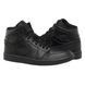 Кросівки чоловічі Jordan 1 Mid Triple Black 2043 фото 6