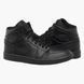 Кросівки чоловічі Jordan 1 Mid Triple Black 2043 фото 1