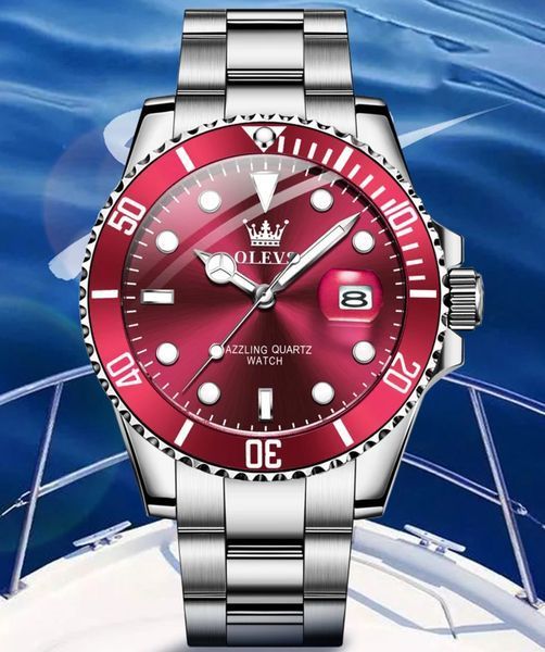 Чоловічий годинник Olevs Bordo 659 фото
