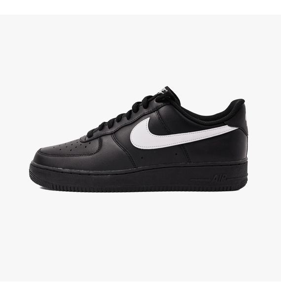 Кросівки чоловічі Nike Air Force 1 Low '07 Black White 2577 фото