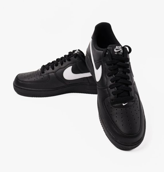 Кросівки чоловічі Nike Air Force 1 Low '07 Black White 2577 фото