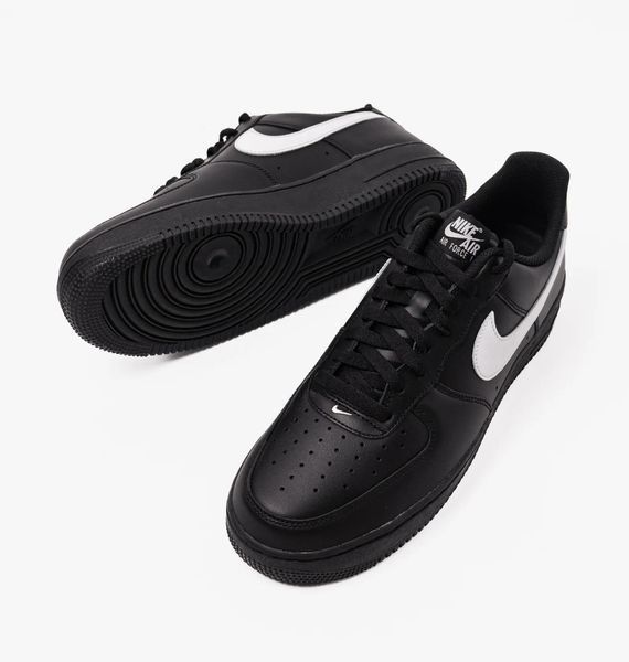 Кросівки чоловічі Nike Air Force 1 Low '07 Black White 2577 фото