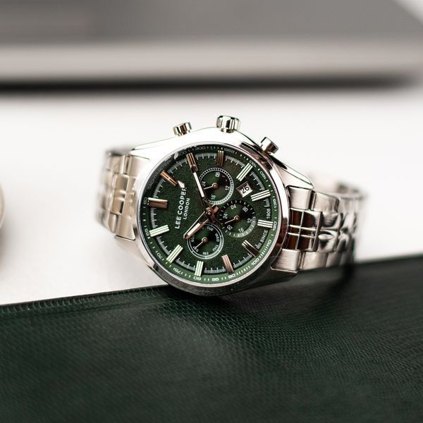 Чоловічий годинник Lee Cooper Fenix Green 559 фото