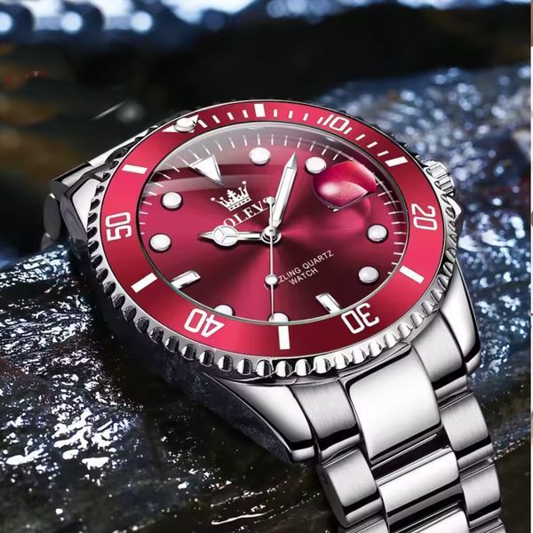 Чоловічий годинник Olevs Bordo 659 фото