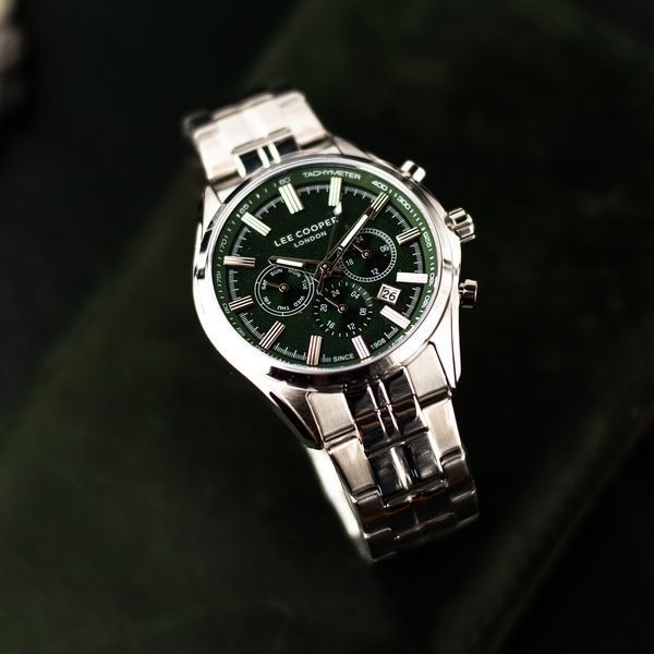 Чоловічий годинник Lee Cooper Fenix Green 559 фото